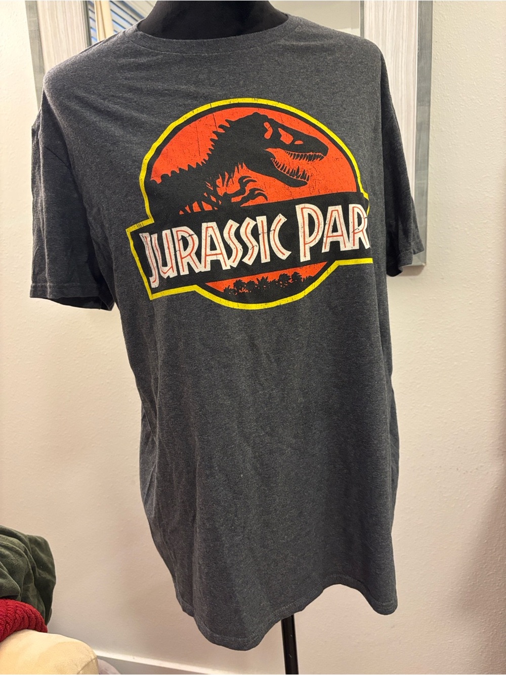 Jurassic Park Graphic Tee - Charcoal Short Sleeve